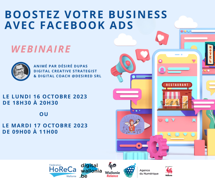 Boostez votre business avec Facebook Ads | Fédération HoReCa Wallonie