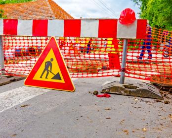 Travaux sur la voie publique