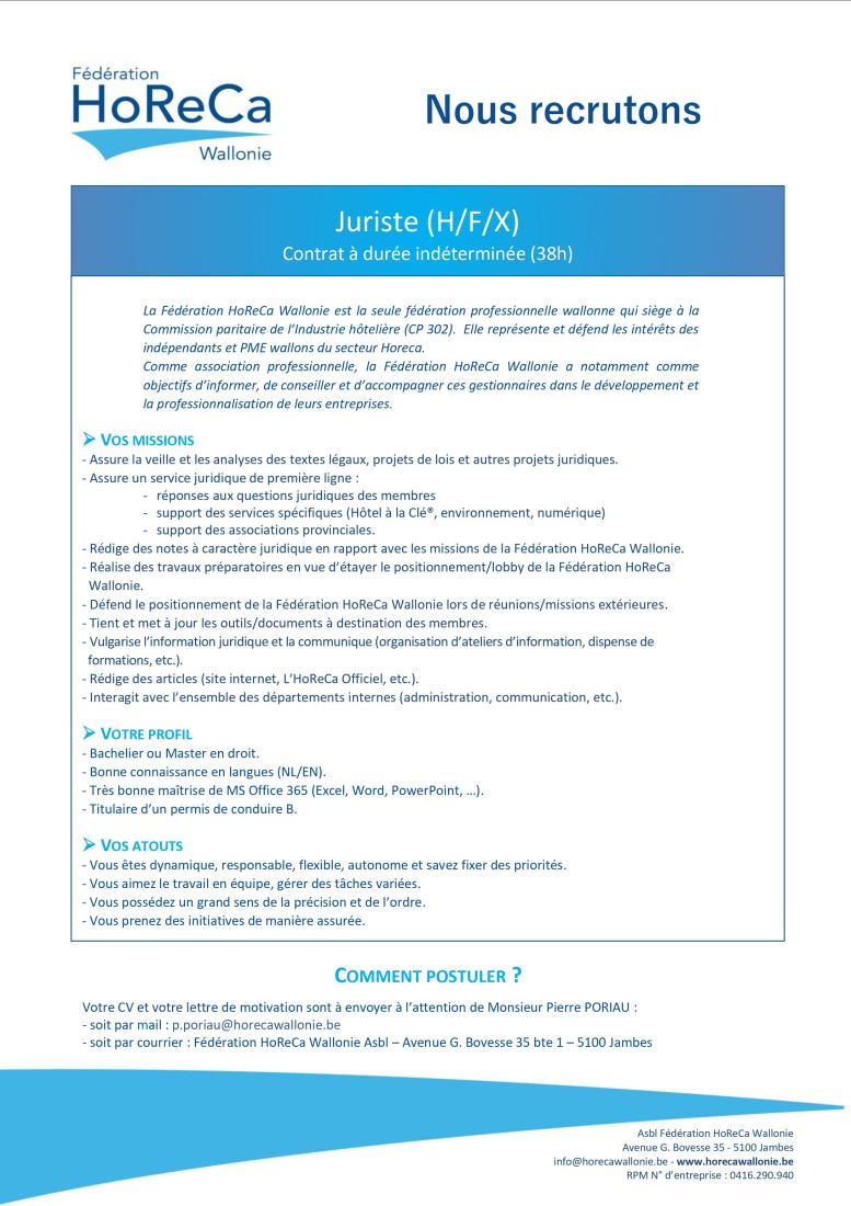 Offre d'emploi