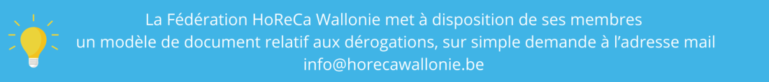 Dérogation