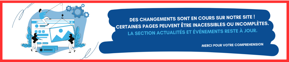 Site en cours de modifications
