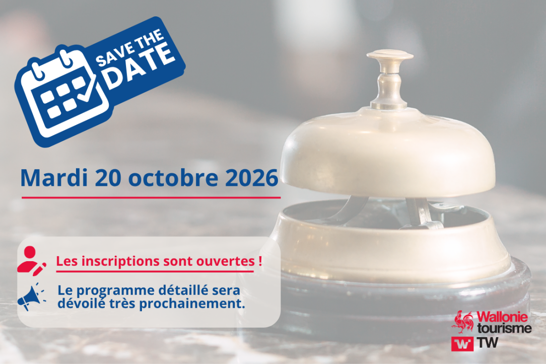 Visuel « Save the Date » annonçant un événement le mardi 20 octobre 2026. Les inscriptions sont ouvertes et le programme détaillé sera dévoilé prochainement.
